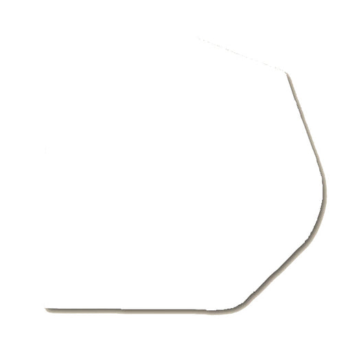 Fabric Flight dart flight in solid white