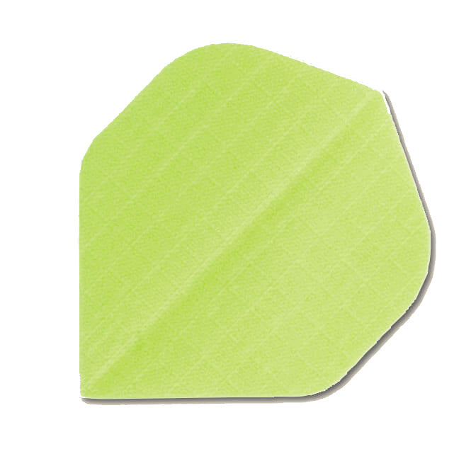 Fabric Flight dart flight in solid neon yellow