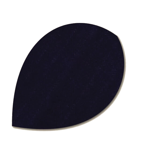 Fabric Flight dart flight in solid black