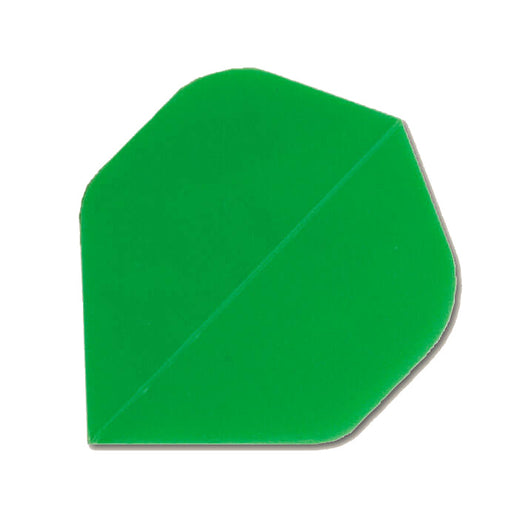 Hard poly dart flight in solid green