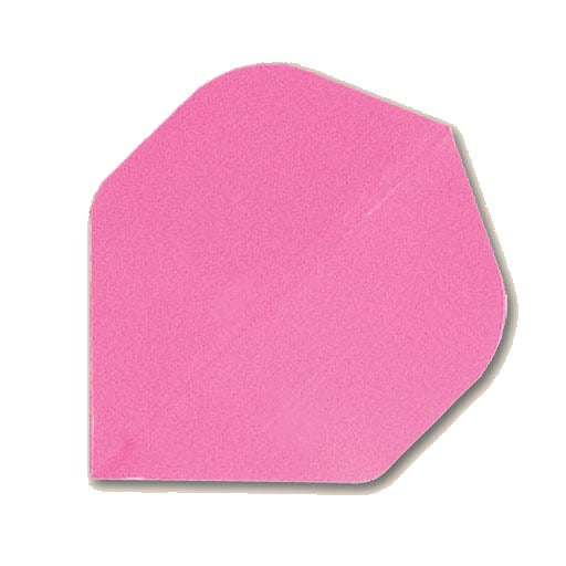 Hard poly dart flight in solid pink