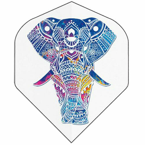 Hard Poly Flight, colorful elephant design