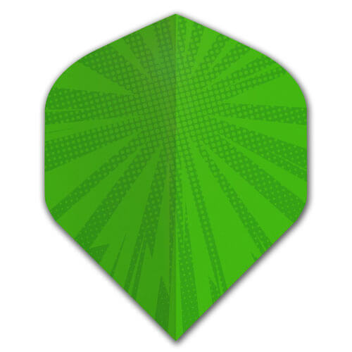 Hard Poly Flight, Starburst green design