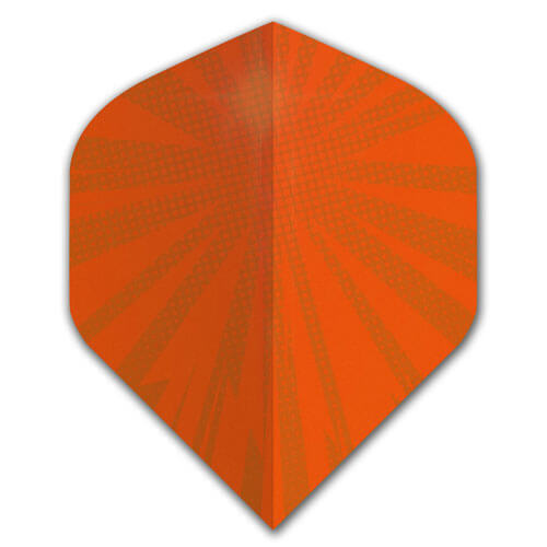 Hard Poly Flight, Starburst orange design