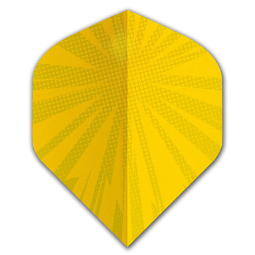 Hard Poly Flight, Starburst yellow design