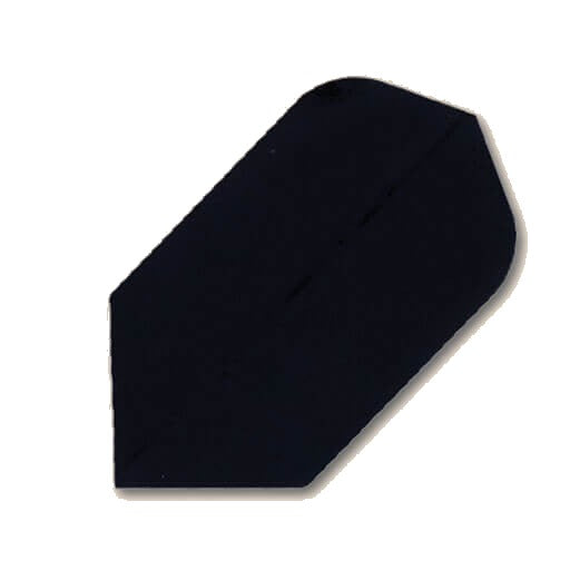Hard poly dart flight in solid black