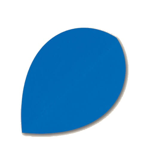 Hard poly dart flight in blue