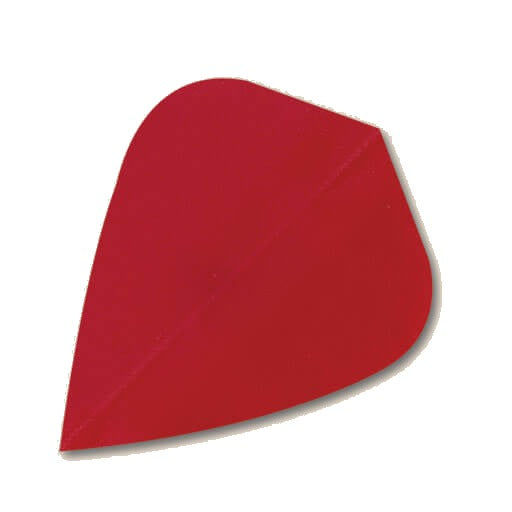 Hard poly dart flight in red