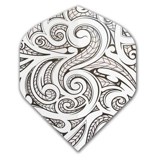 Specialty Flights, clear with tribal design