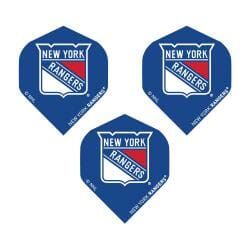 New York Rangers NHL dart flight, standard shape