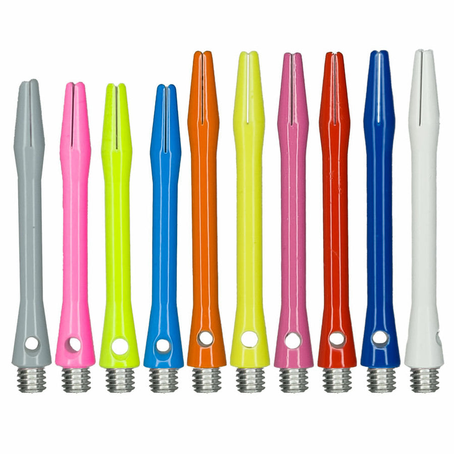 Aluminum Powder Coated Shafts, full color lineup group shot