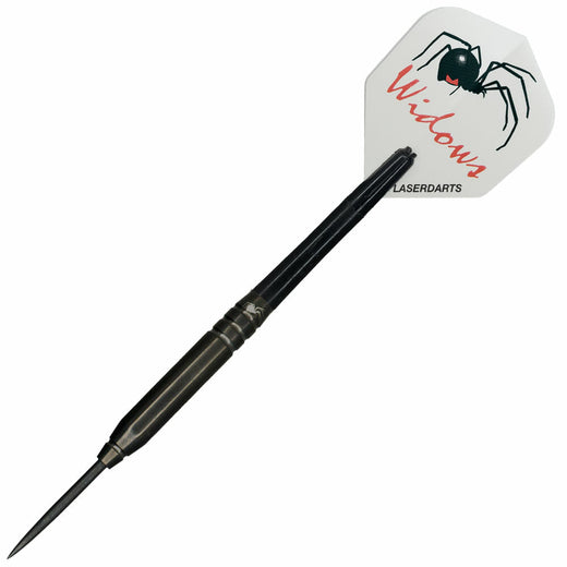 Laserdart Black Widow Ringed, full dart with Cosmo shafts and flights