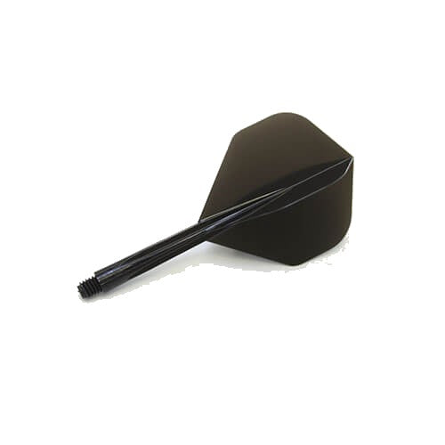 Condor Zero Stress Flight & Shaft Standard dart flight in Black