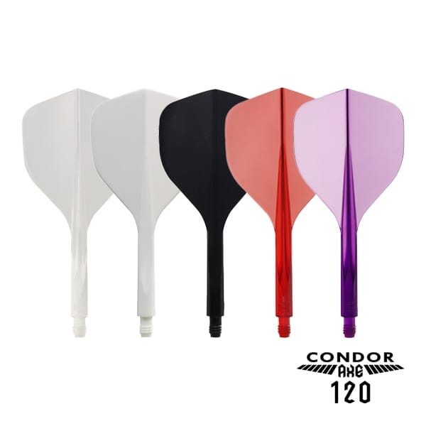 Condor Axe 3-fin dart flight and shaft system, Shape size, product overview