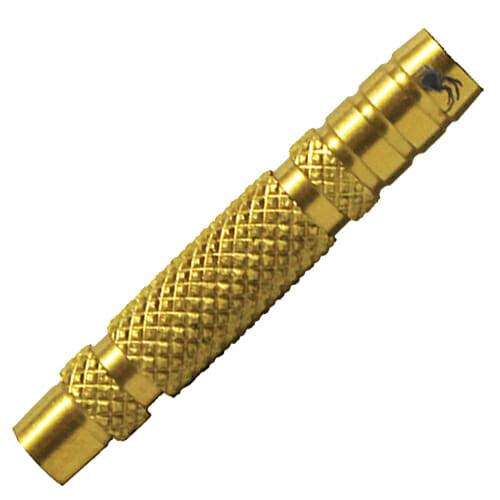 Laserdart Gold Widow Soft Tip Dart #2 barrel, knurled