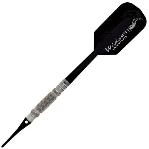 Laserdart Silver Widow Soft Tip Dart #2 full dart with flight and shaft