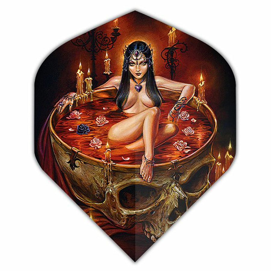 Alchemy Flights dart flight, Blood Bath design