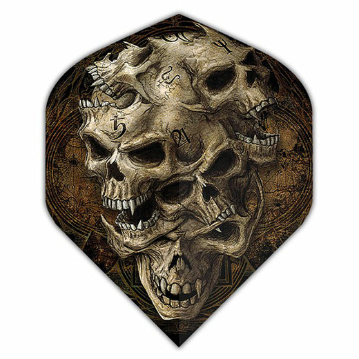 Alchemy Flights dart flight, Gestalkopf design
