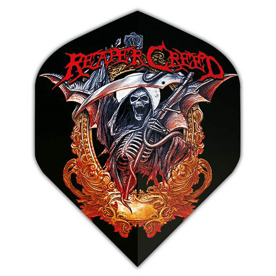 Alchemy Flights dart flight, Reaper Creed design