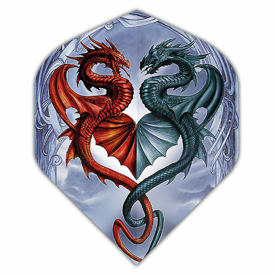 Alchemy Flights dart flight, Draconic Twist design