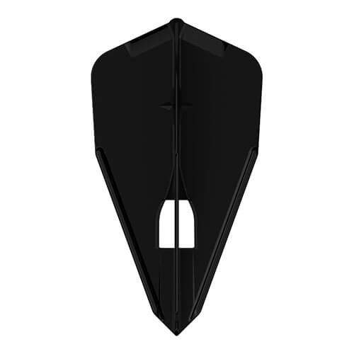 L-Style Flight Bullet (Champagne) dart flight in Black