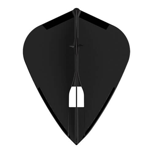 L-Style Flight Kite (Champagne) dart flight in Black