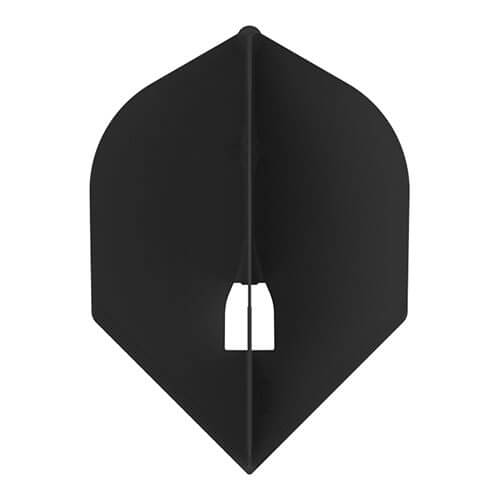 L-Style Flight Rocket (Champagne) dart flight in Black