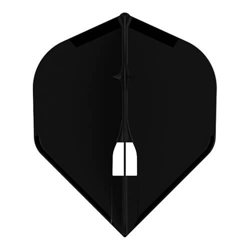 L-Style Flight Standard (Champagne) dart flight in Black