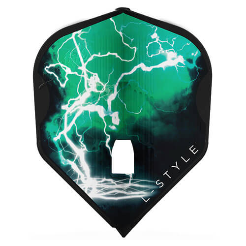 L-Style Kami Flight Signature, Boris Krcmar v1, black with green lightning sky design