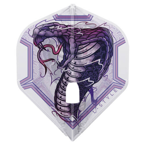 L-Style Kami Flight Signature, Jelle Klaasen v5, natural with purple cobra design