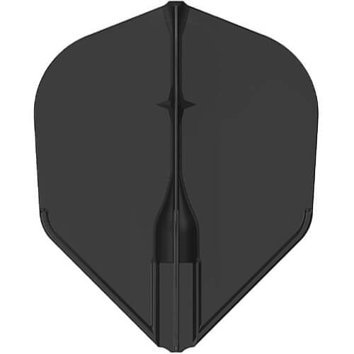 L-Style Champagne flight with built-in ring in black