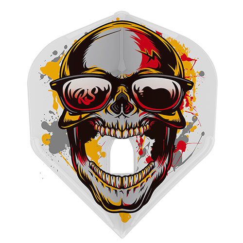 L-Style Signature flight, Robert Marijanovic black skull design