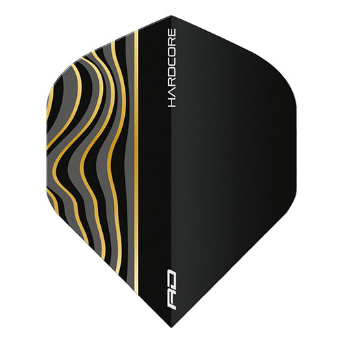 Red Dragon Flights, black with gold design