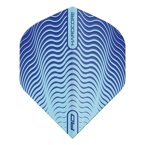 Red Dragon Flights, dark and light blue wave design
