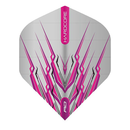 Red Dragon Flights, clear with pink and purple design