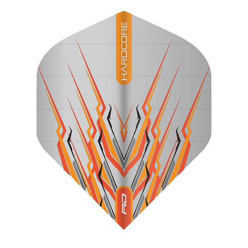 Red Dragon Flights, clear with orange and red design
