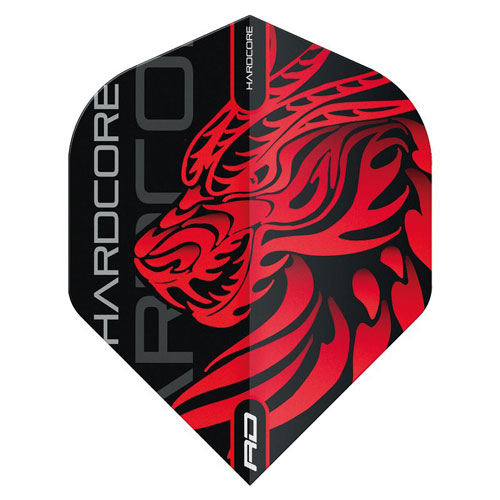 Red Dragon flight, black with red tribal dragon