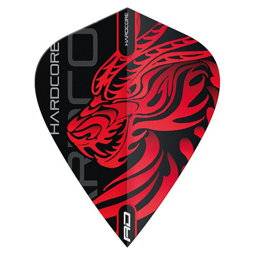 Red Dragon flight, black with red tribal dragon