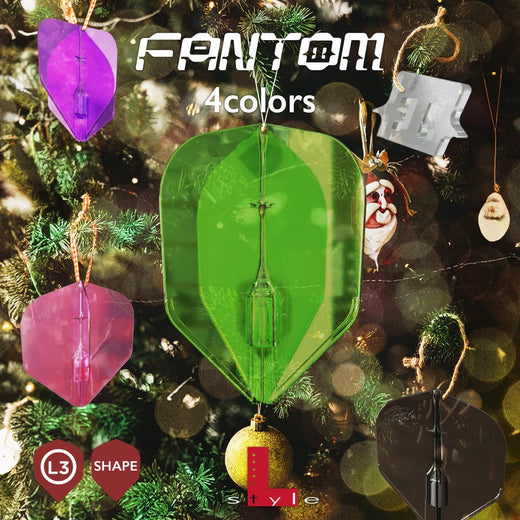 L-Style Fantom Champagne flights, Shape cut, full color lineup