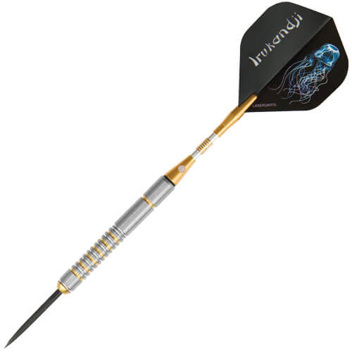 Laserdart Irukandji Fixed steel tip dart, full dart with shaft and flight