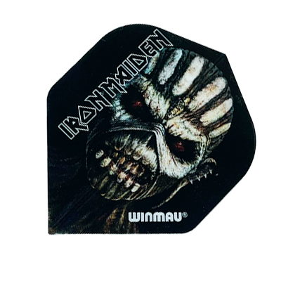 Winmau Rock Legends Iron Maiden standard dart flight, standard artwork