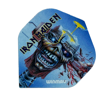 Winmau Rock Legends Iron Maiden standard dart flight, artwork variant 3