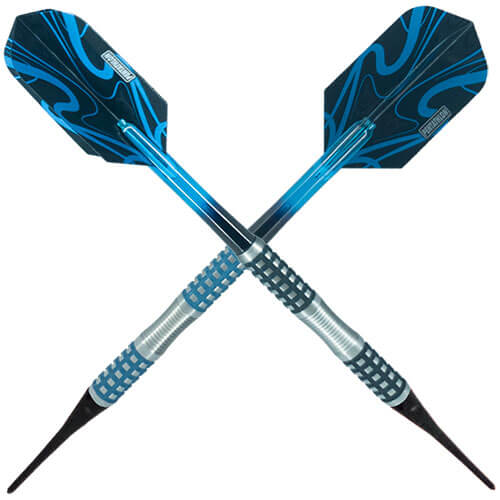 Laserdart Disco Fever Stainless Steel dart, black to blue thermochromatic finish
