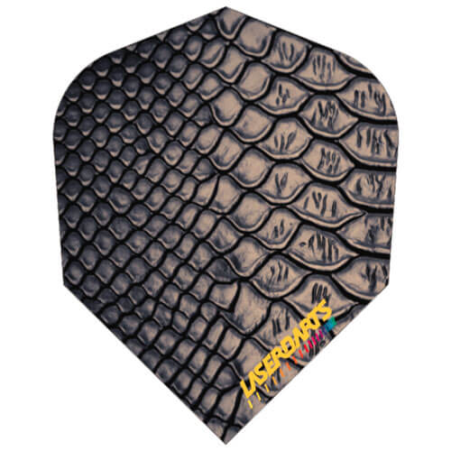 Laserdart Flights, snake skin design