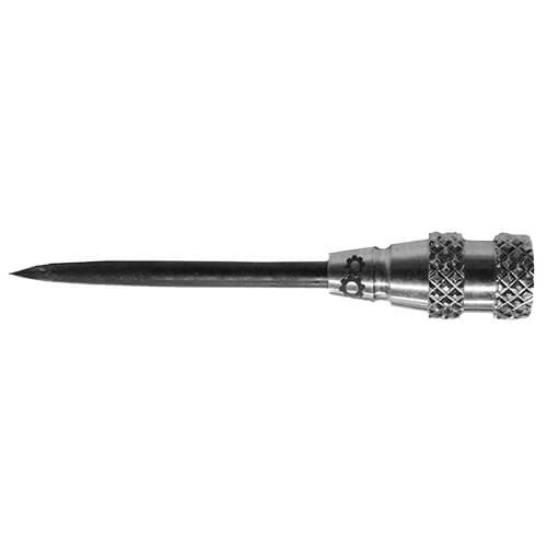 Laserdart Laserbitz Steel Tip Front #2 - Knurled