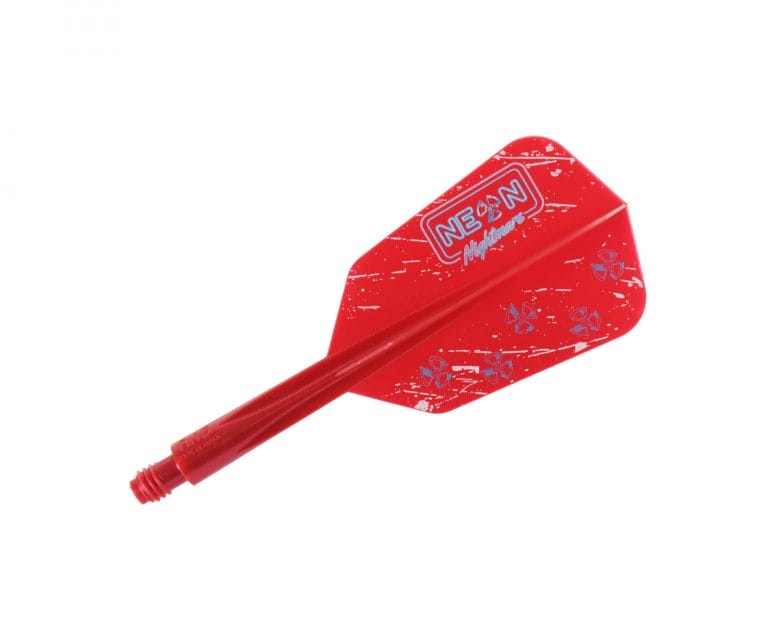Condor Axe Neon Nightmare red flight and shaft, V-wing shape