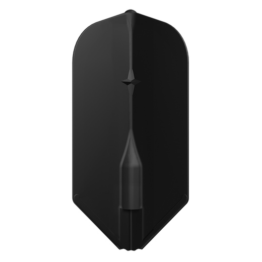 L-Style Champagne Flight with built-in ring, black