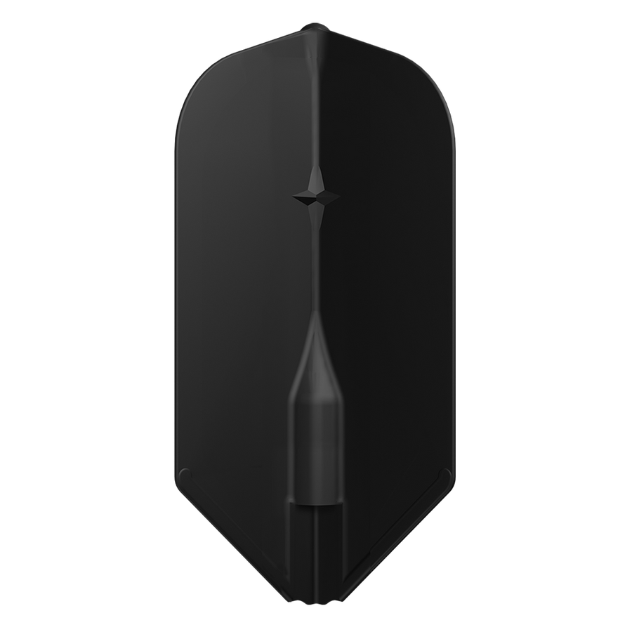 L-Style Champagne Flight with built-in ring, black