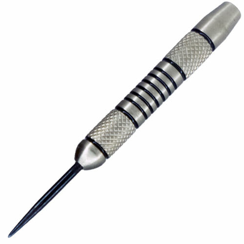 Swordsman Steel Tip Dart #2, barrel close-up showing painted grooves