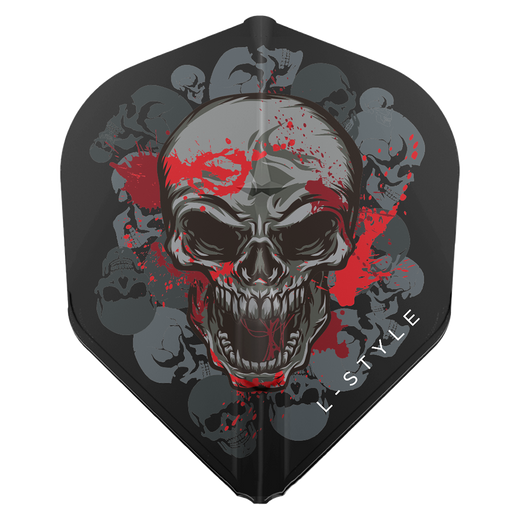 L-Style EZ Flight, Ryan Searle v2 signature, black with bloody skulls design
